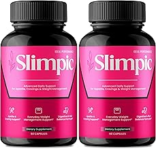 Slimpic Capsules, Official Slimpic Supplement Pills - Maximum Strength, All Natural Ingredients, Advanced Formula for Overall Health & Wellness Support for Healthy Lifestyle Reviews (2 Pack)