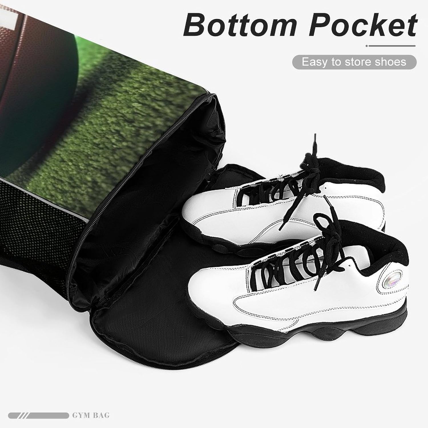 American Football Drawstring Backpack Draw String Bag Sports Gym Bags Cinch Bag Gift Bags Travel Sackpack