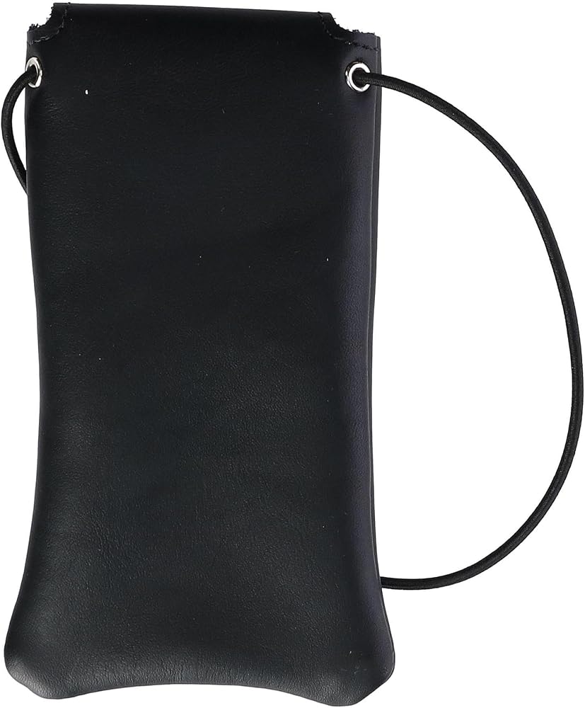 Pochette à Lunettes Avec Cordon – Cuir Synthétique, Portable, Pour Homme Et Femme - 3