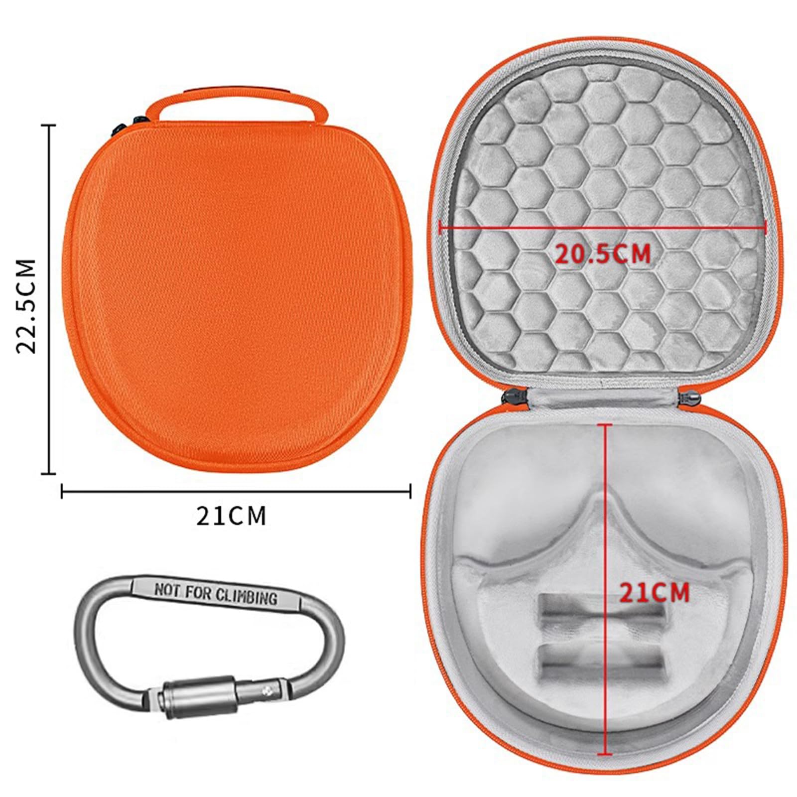 Custodia rigida per cuffie WH1000XM4 1000XM3 1000XM2, con manico, facile da trasportare