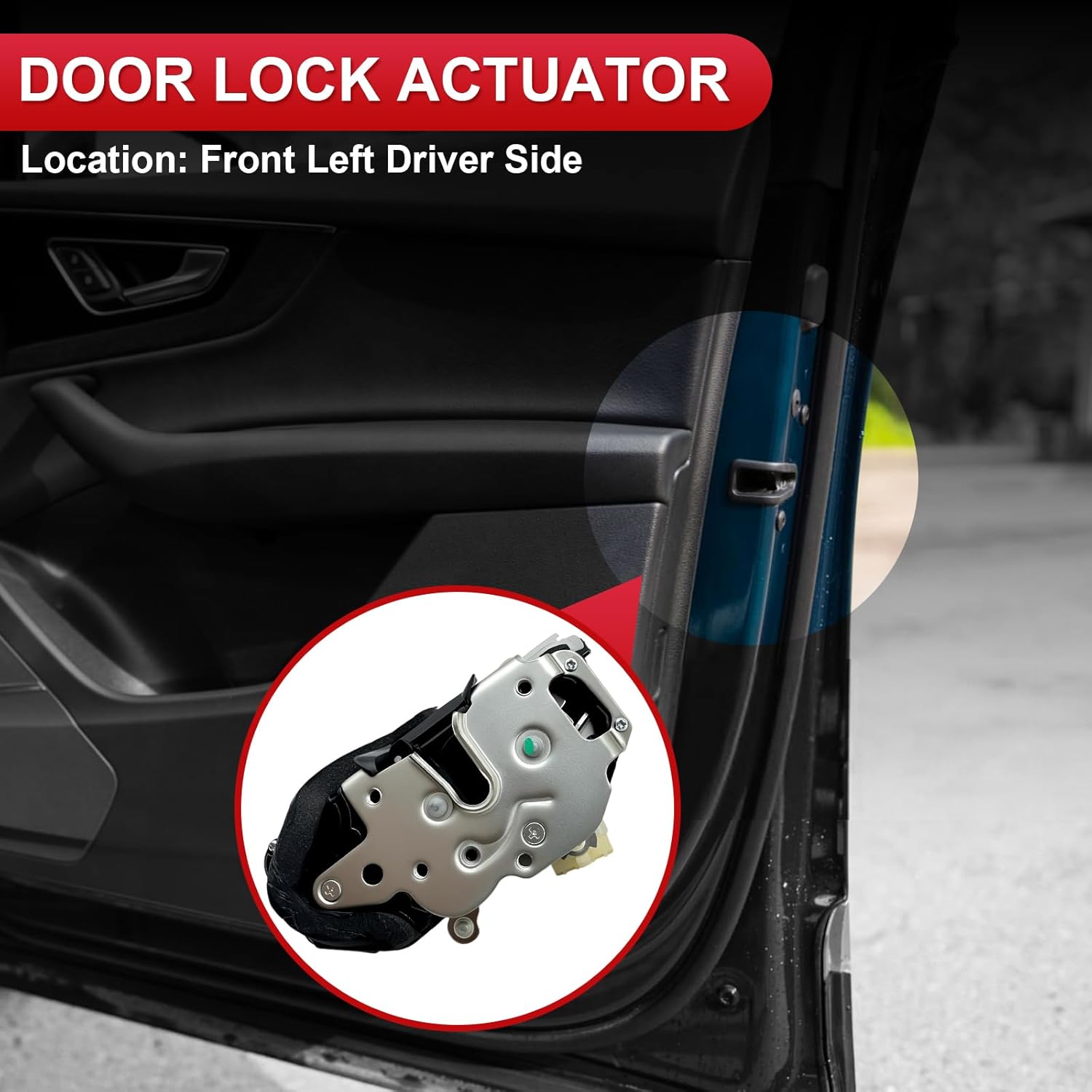 Front Driver Side Door Lock Actuator Compatible with Buick Allure Cascada Encore Lacrosse Regal Verano/Cadillac SRX/Chevrolet Camaro Cruze Equinox Malibu Orlando Trax/GMC Terrain 931-314