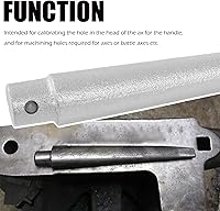 Vista 2 de Herrero Deriva Herramienta Herrería Tomahawk Ojo Deriva/Mandril Herramienta de herrería/Hacha forjada Martillo Ojo Deriva