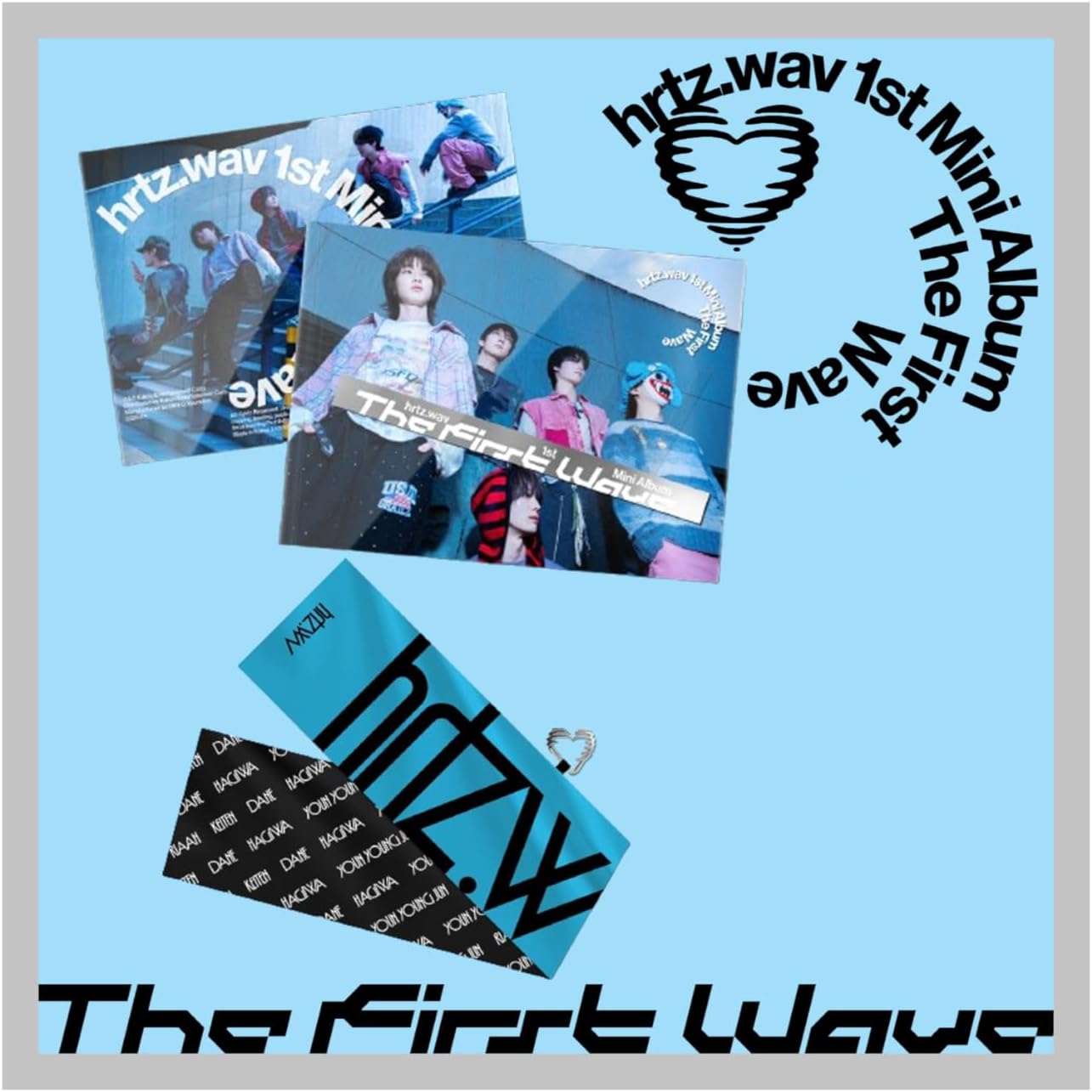 (Standard Set : hrtz+wav) hrtz.wav The First Wave 1st Mini Album with Tracking