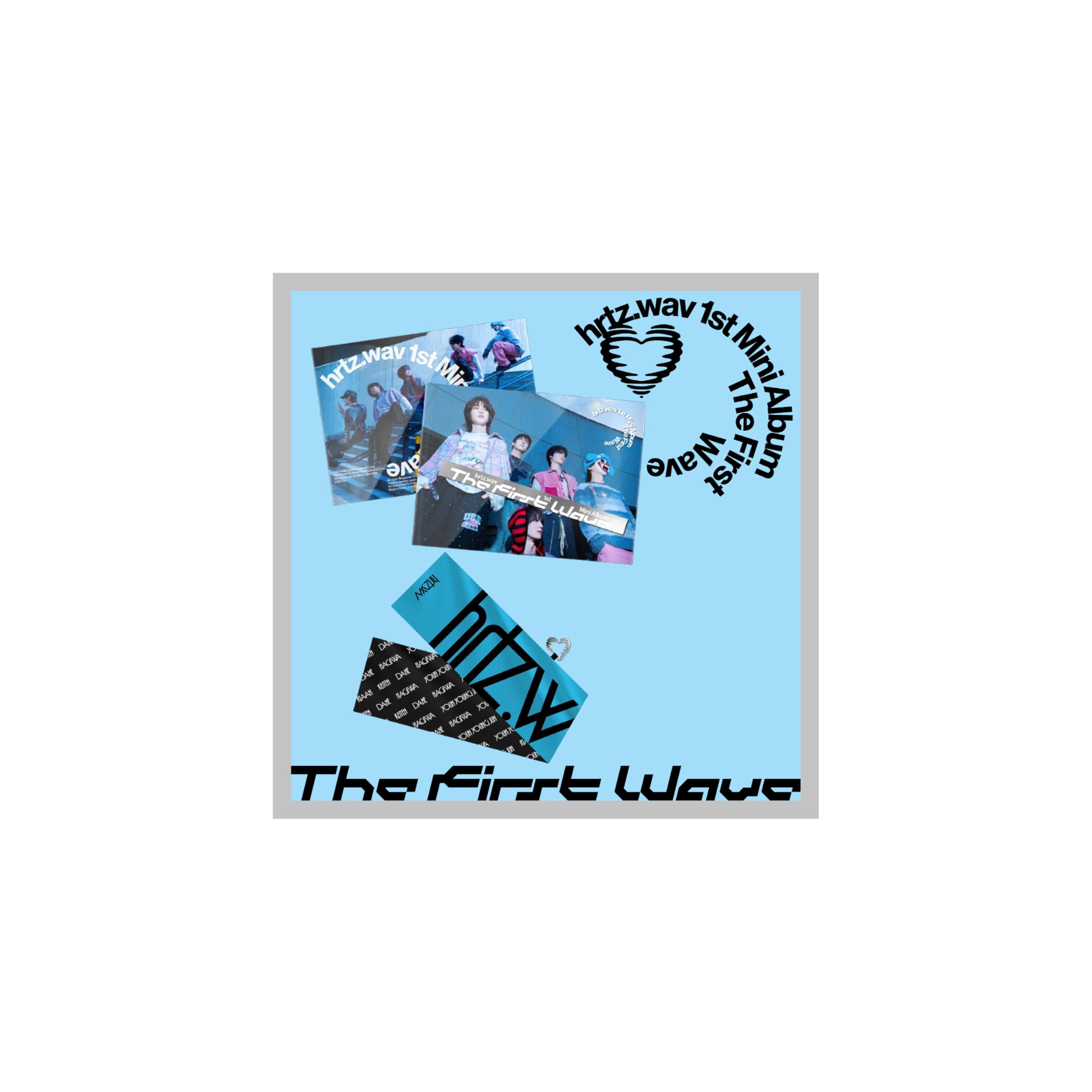 hrtz.wav The First Wave 1st Mini album avec suivi en coffret 2 versions set