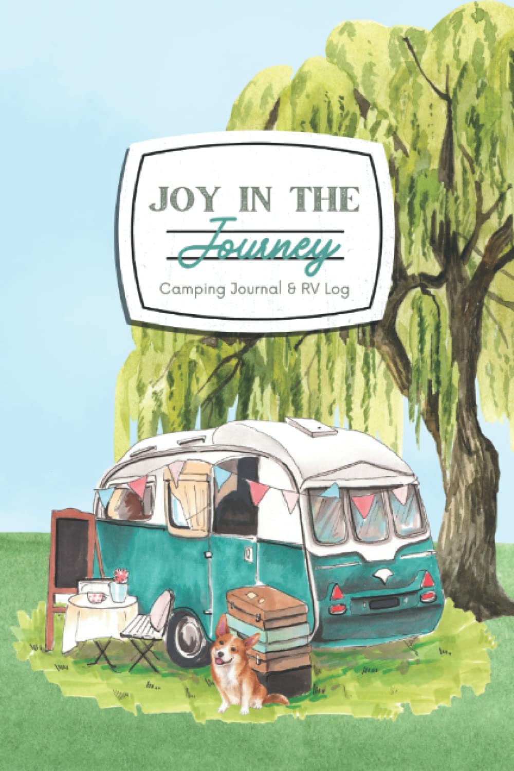 Vintage Trailer Camping Log: RV Travel & Camping Journal | Caravanning Campsite Log Books