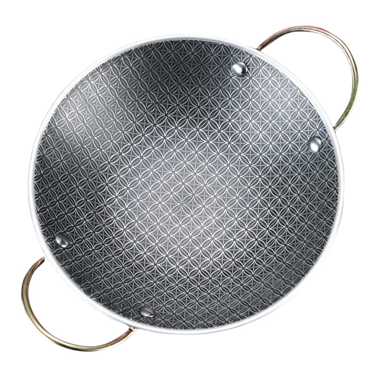 Alipis Stainless Steel Cooking Pan Kitchen Hot Pot Easy Clean Surface Rapid Heating Ergonomic Handle Design for Cooking Versatile Cookware for Home Use