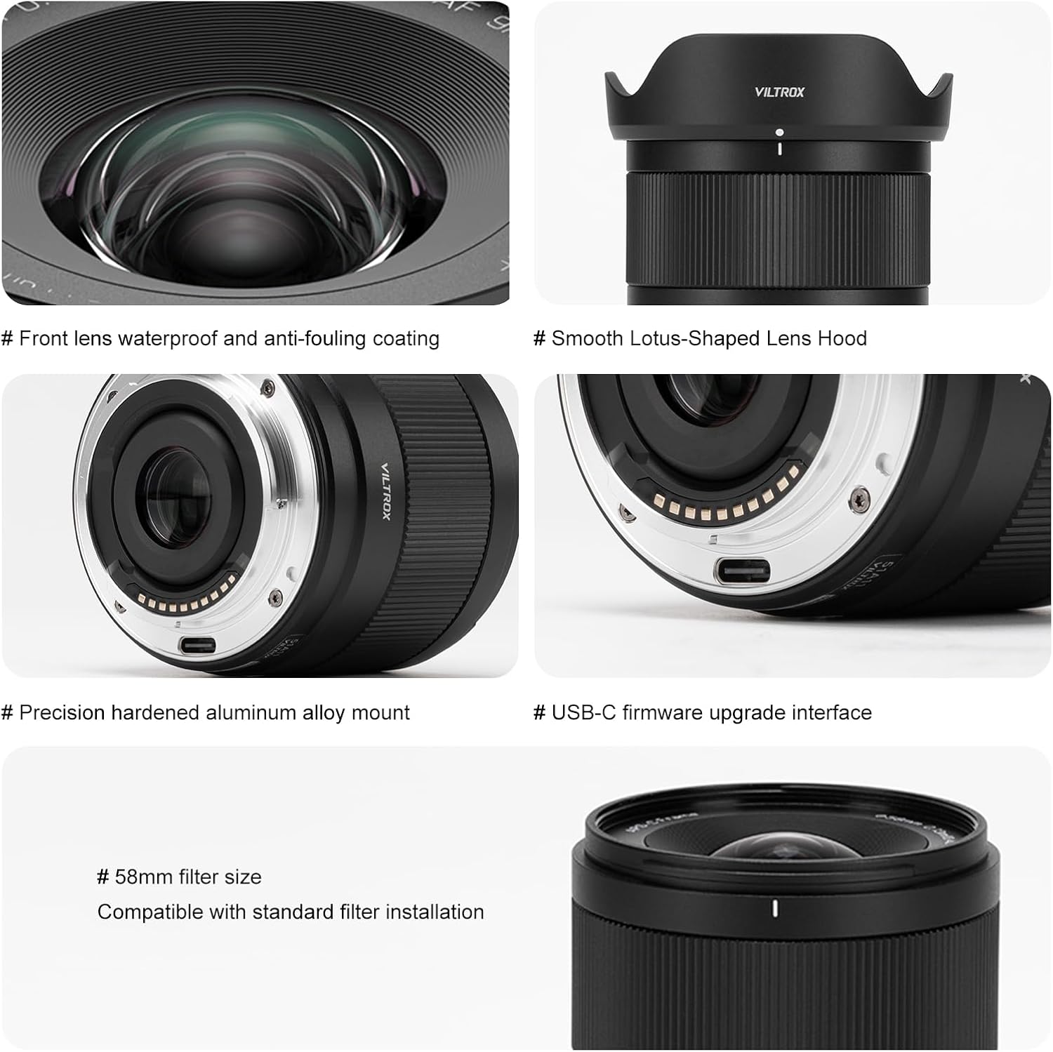 VILTROX 9mm F2.8 E APS-C Lens for Sony,AF 9mm F2.8 E Mount Lens,Auto Focus APS-C Prime Wide AngleLens for Sony E-Mount Cameras a6300 a6400 a6500 a93 a7Ⅲ a7RⅢ a7Ⅳ a7RⅣ a7CII ZV-E10 ZV-E10II FX30