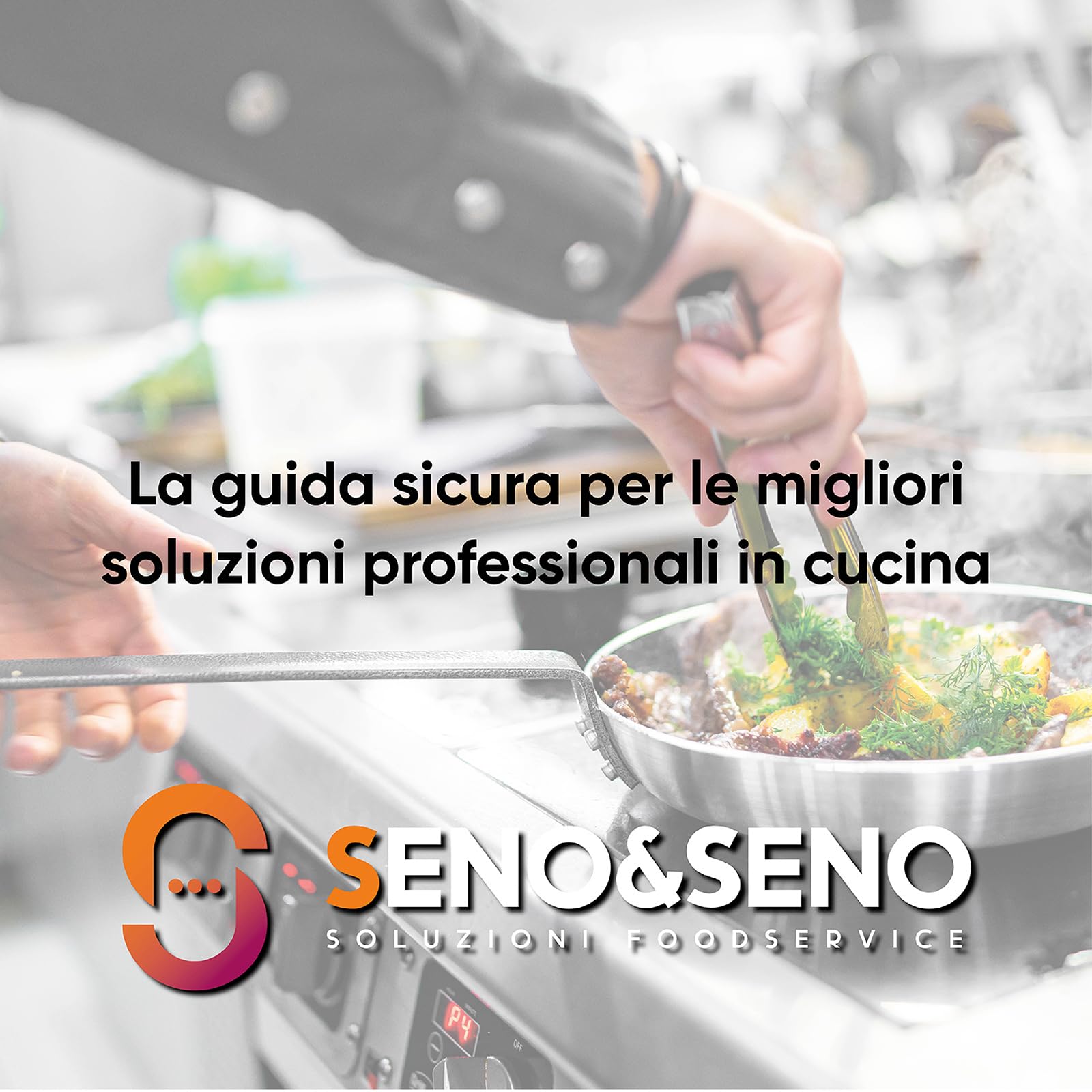 SENO & SENO Griglia GN 2/1 Plastificata 650x530 mm – Per Armadi Frigo e Congelatori – Robusta, Antiruggine, Sicura per Alimenti – Compatibile con Standard Gastronorm