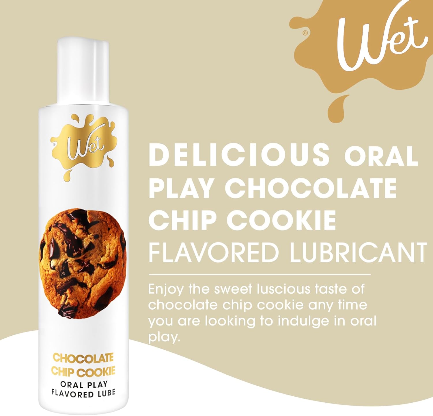 Wet 6-Pack Flavors Sampler - Strawberry, Watermelon, Passion Punch, Tropical Explosion, Chocolate Chip Cookie, and Cupcake | Made Without Parabens, Gluten-Free, Stain-Free, Travel-Friendly, 1 fl oz ea - Image 8