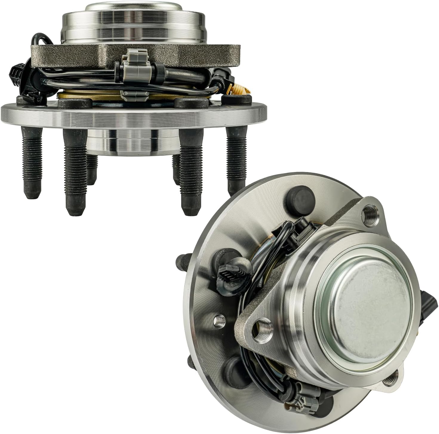 KAX 515159 2PCS Front Wheel Hub Bearing Compatible with GMC Sierra 1500 Limited 2019,W/ABS 6 Lugs Wheel Bearing and Hub Assembly