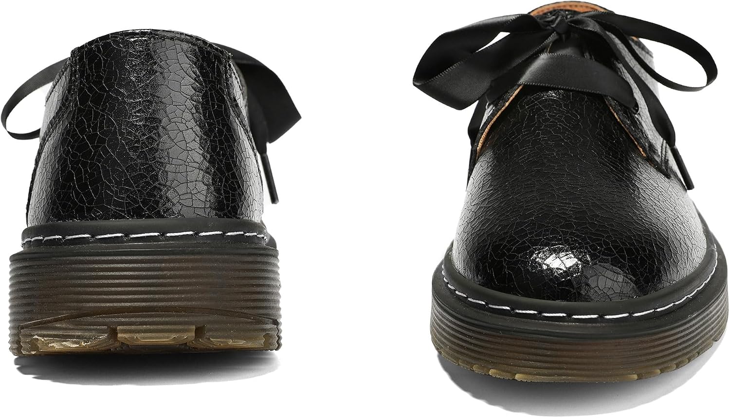 Women's Lace-up Loafers Slip-on Comfortable & Light-Weight Office Dress Shoes