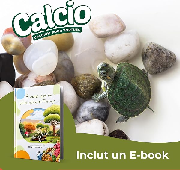 AF® Os de Seiche Tortue Alternatif, Pack 8 Pièces Calcium Tortue Terrestre et Aquatique, Bloc Minéral Libération Lente, Acidité Contrôlée, Formule 100% Naturelle avec Vitamine B1 - 4