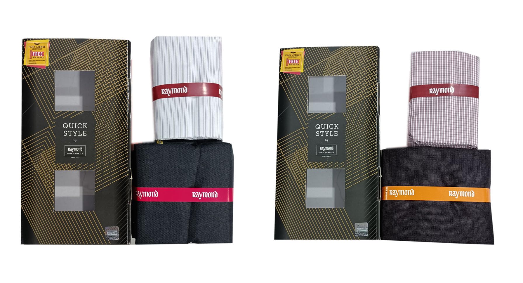 Raymond Quick Style Shirt & Trouser Fabric Combo for Men | Premium Cotton Shirt & Poly-Viscose Pant Fabric | Formal & Office Wear Gift Pack