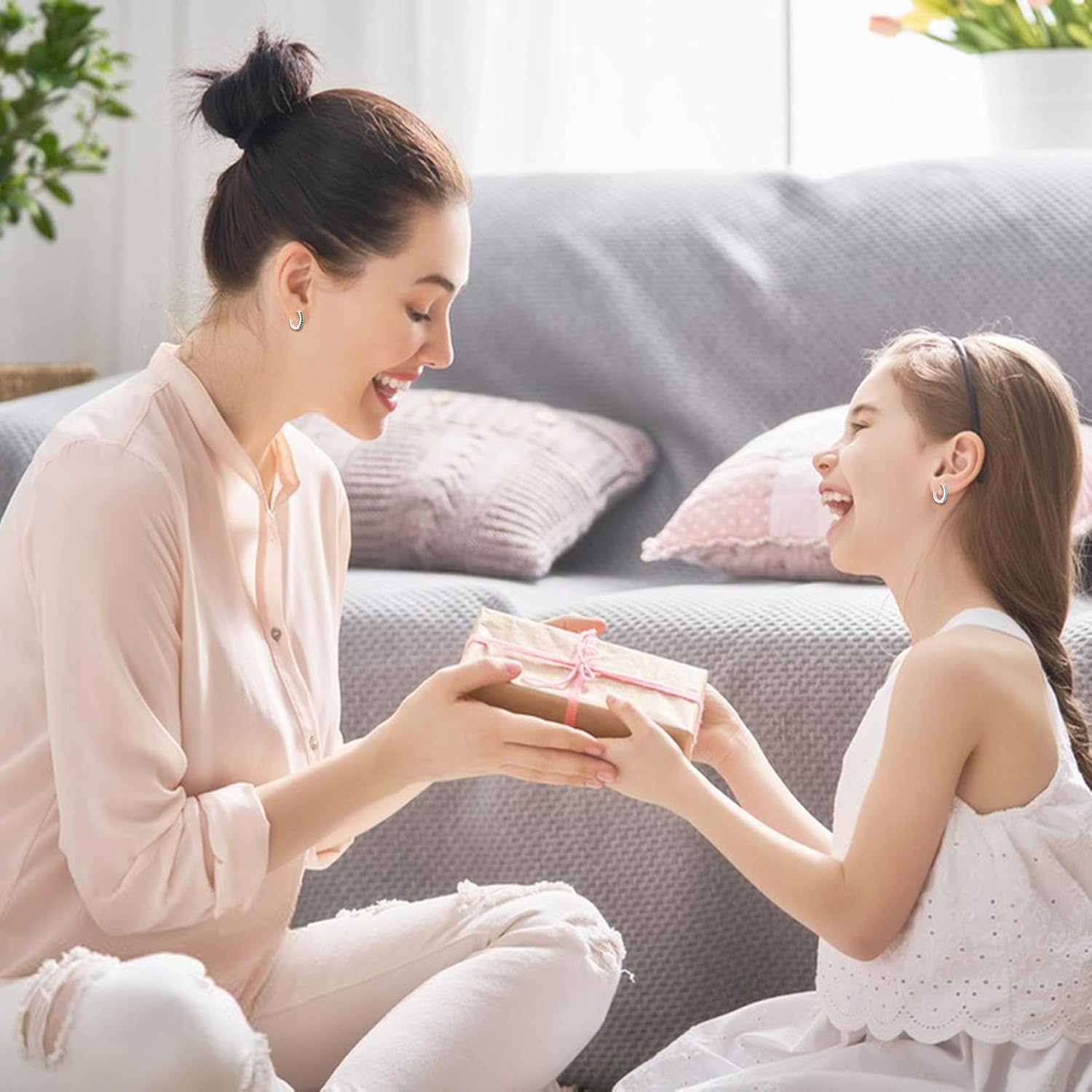 EPIRORA 925 Sterling Silver Studs Earrings Set for Women Men, Hypoallergenic Cubic Zirconia Stud Cartilage Earrings, 5 Pairs Small Silver Gold Hoop Earring Studs Sets for Multiple Piercing - Image 7