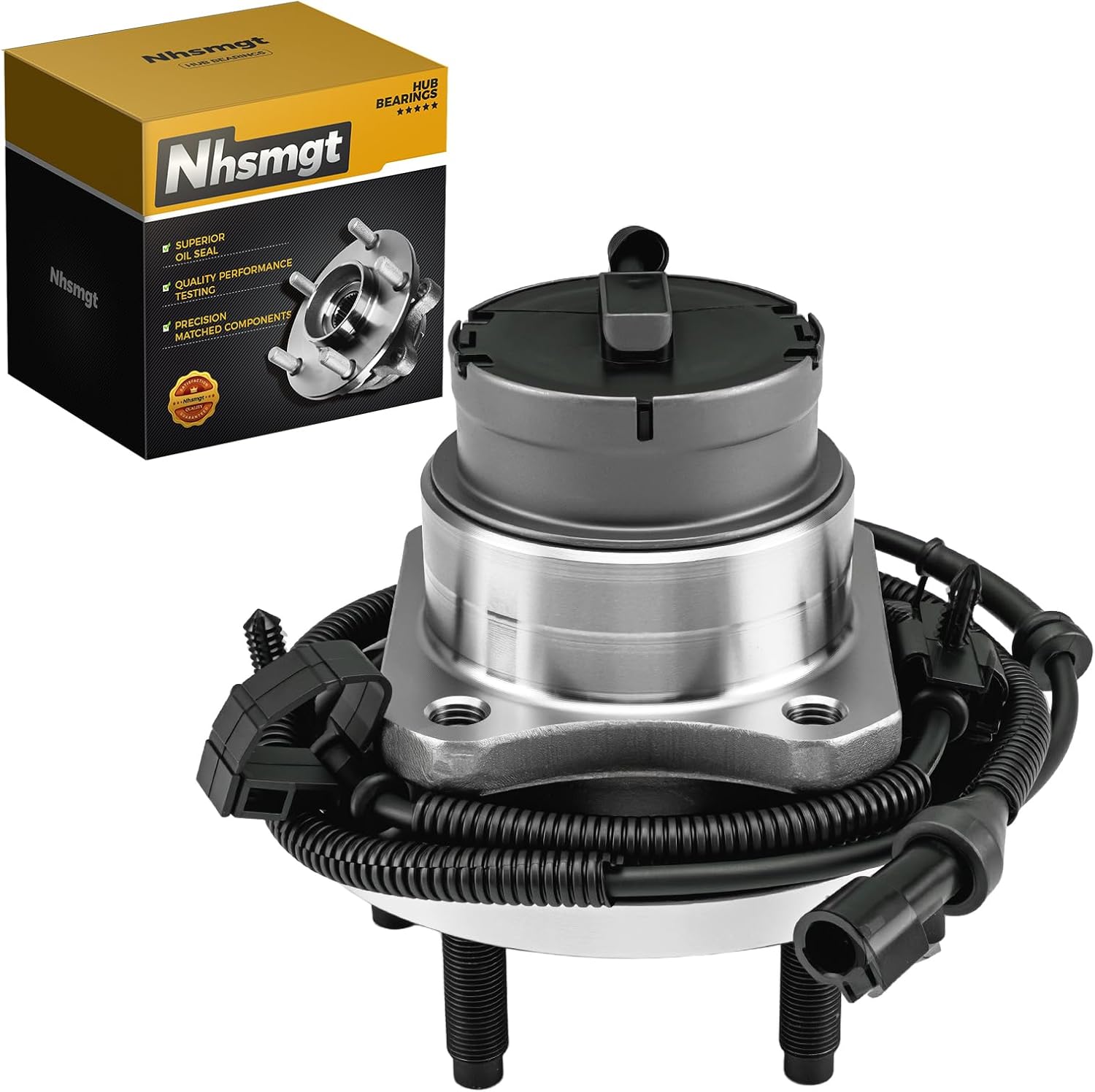 513196 Front Wheel Bearing Hub Compatible with Mercury Grand Marquis 2003-2005, for Lincoln Town Car 2003-2005, for Ford Crown Victoria 2003-2005, Marauder 2003 2004 with ABS 5-Lug