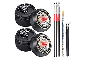 Kit de Pegamento para Piedras de Uñas de Acrílico: Adhesivo Gel de...