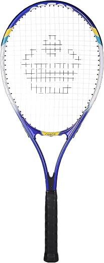 Cosco Max Power Aluminium Tennis Racquet (Blue)