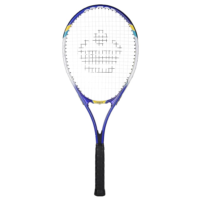 Cosco Max Power Aluminium Tennis Racquet (Blue)