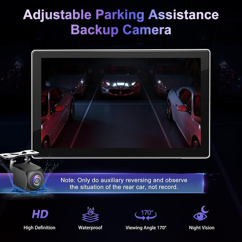DYWSWINN 9 Hüvelykes Vezeték Nélküli Apple CarPlay Android Auto Autórádió IPS Érintőképernyő GPS Bluetooth Tükrözés FM AUX