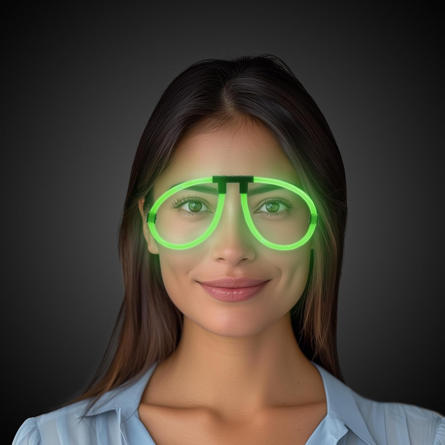 Windy City Novelties - 50 Pack - Aviator Glow Eyeglasses in Bulk | In Assorted Colors | Halloween Costume Supplies, Halloween Party Favors, Raves, EDM Concert, Glow Party, Cosplay