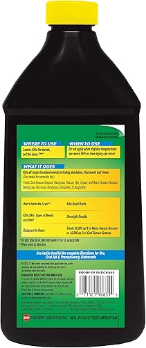 Miniatura 8 de Spectracide, herbicida para césped, concentrado de 40 onzas, paquete de 6