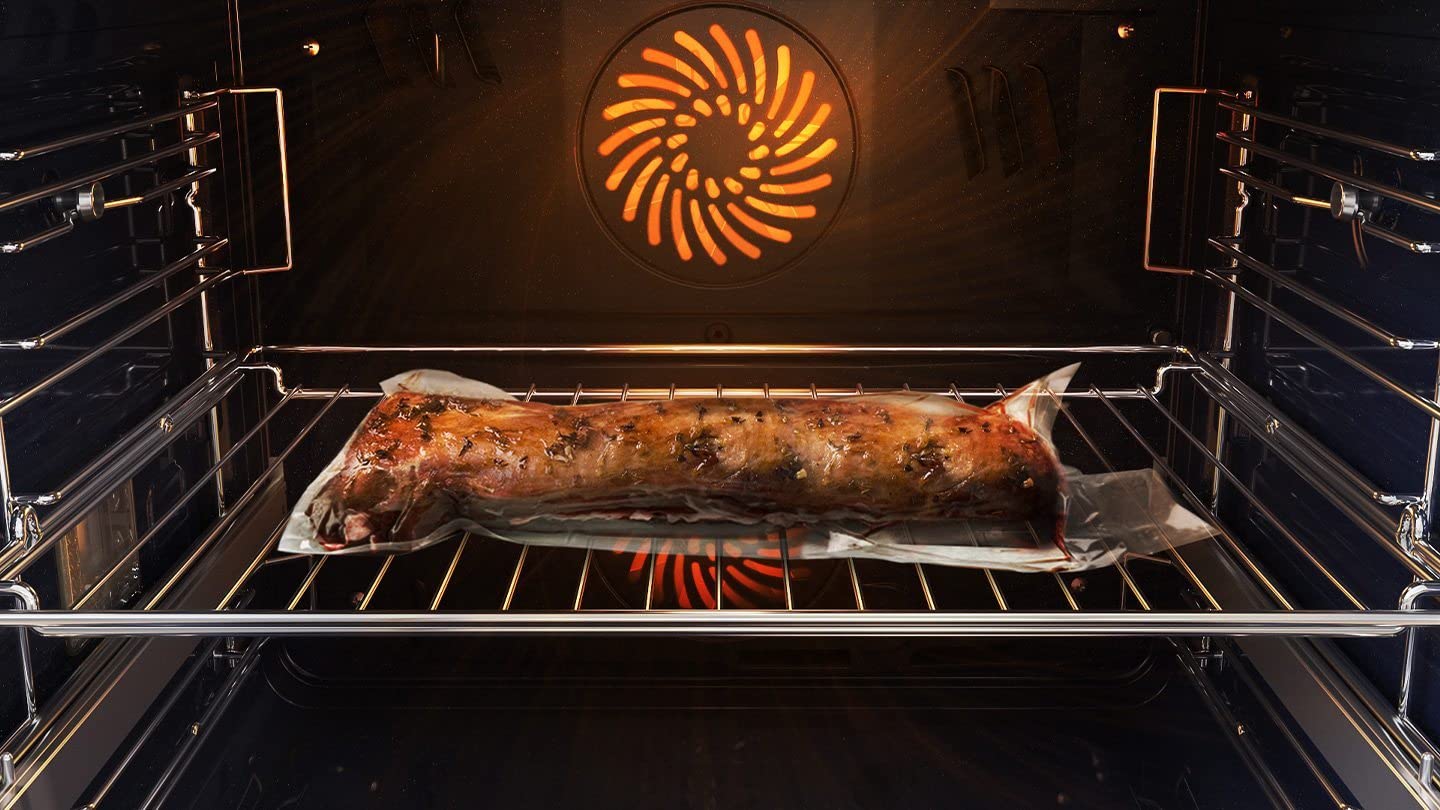 Samsung NV7B44503DB/U1, forno da incasso, 76, Dual Cook Flex, autopulente pirolitica, SmartThings Cooking, camera di cottura XXL, acciaio inox nero