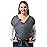 Momcozy Baby Wrap Carrier, Easy to Wear Infant Carrier Slings, Lightweight Hands Free Baby Sling, Adjustable Baby Carriers for Newborn to Toddler 8-35 lbs, Deep Grey
