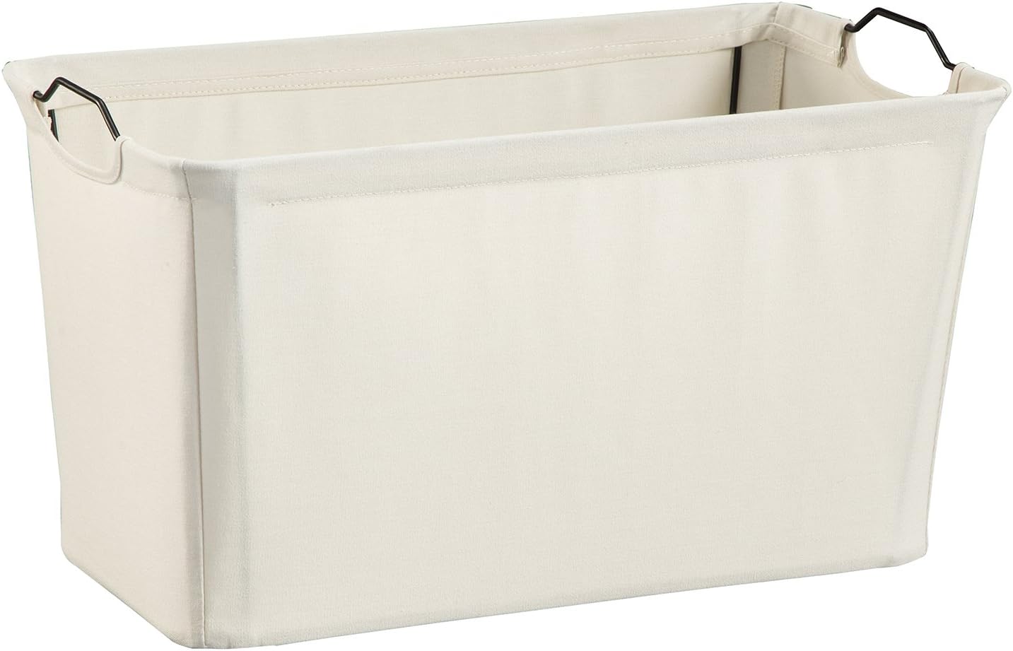 ClosetMaid 1622 Wide Wire Frame Fabric Bin, Tan