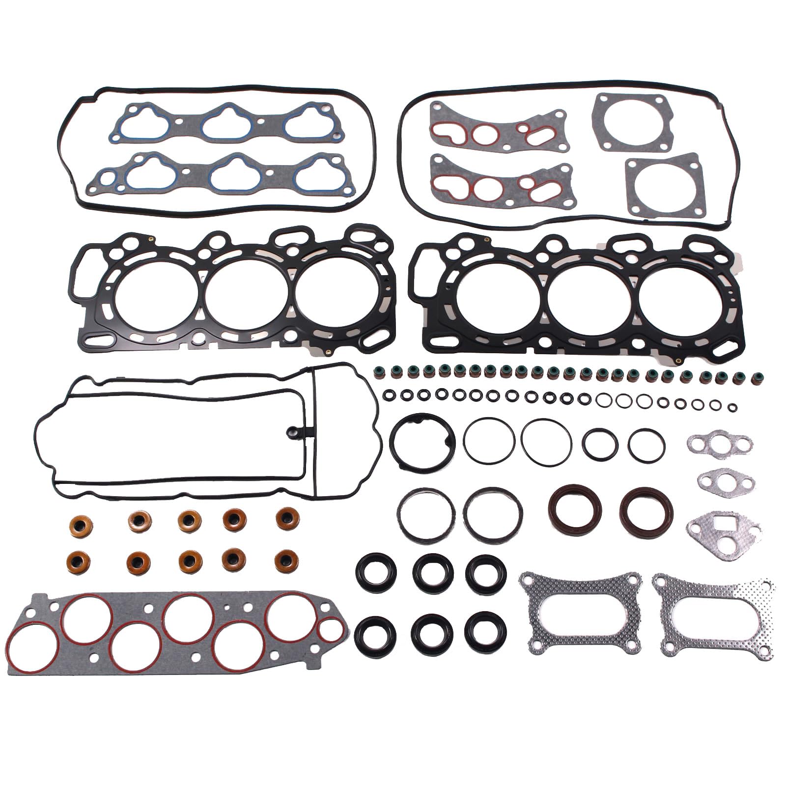 AUCERAMIC HS26509PT MLS Cylinder Head Gasket Set Compatible with 2008-2017 Honda Accord Odyssey Pilot Crosstour Ridgeline Acura RDX Tl Tsx 3.5L J35Z2 J35Z3