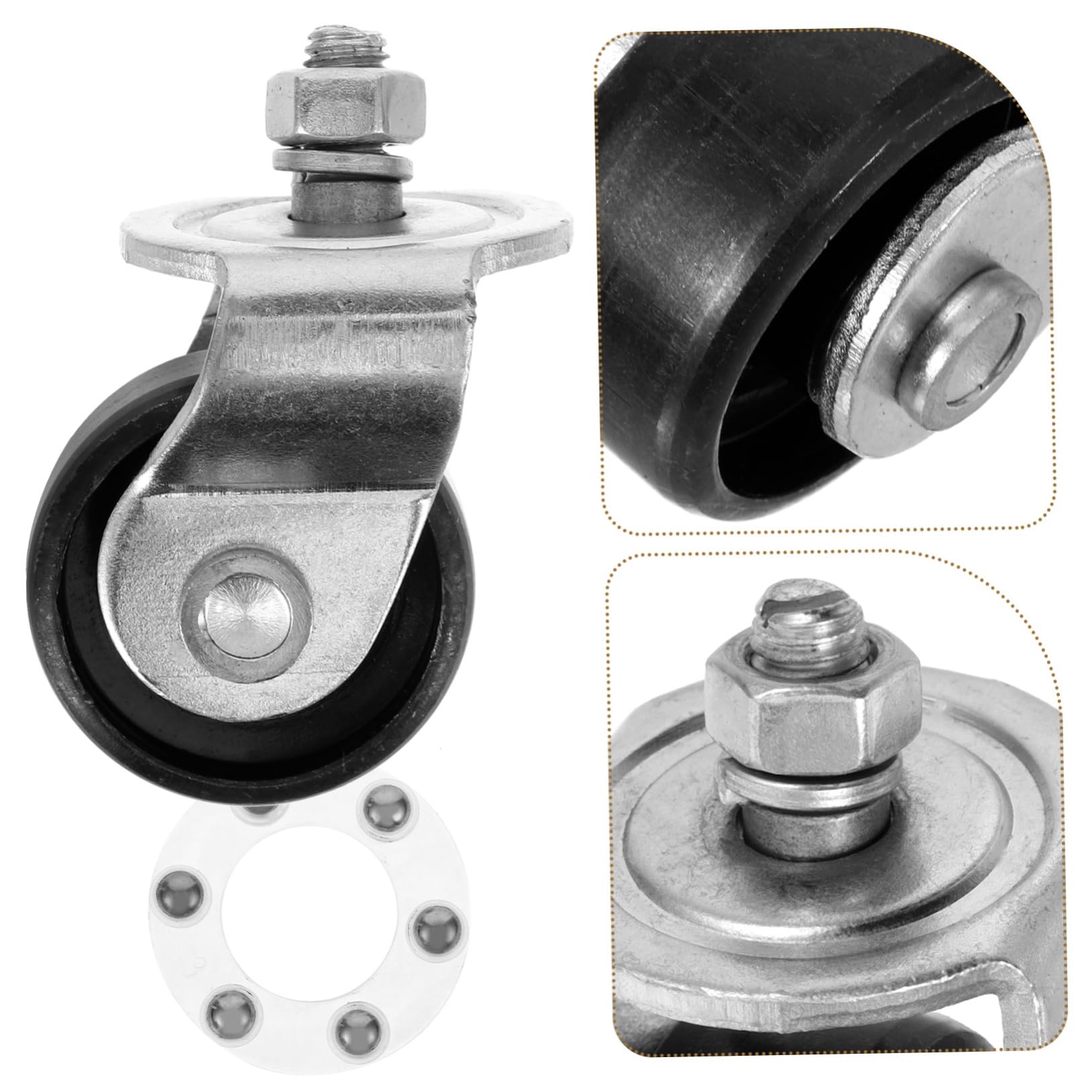 Hemobllo 4pezzi Ruota Per Cricchetto Idraulico Da Tonnellate Sostituzione Facile Per Martinetti Da Garage Accessorio Per Sollevatori Con Design Pratico e Manutenzione Semplificata