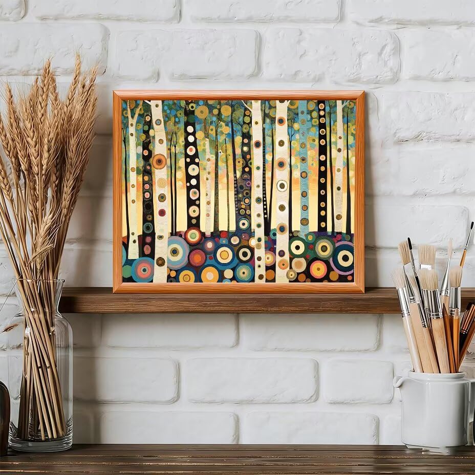 Pintura por números adultos un regalo original de manualidades con lienzo de árbol 50x60 3