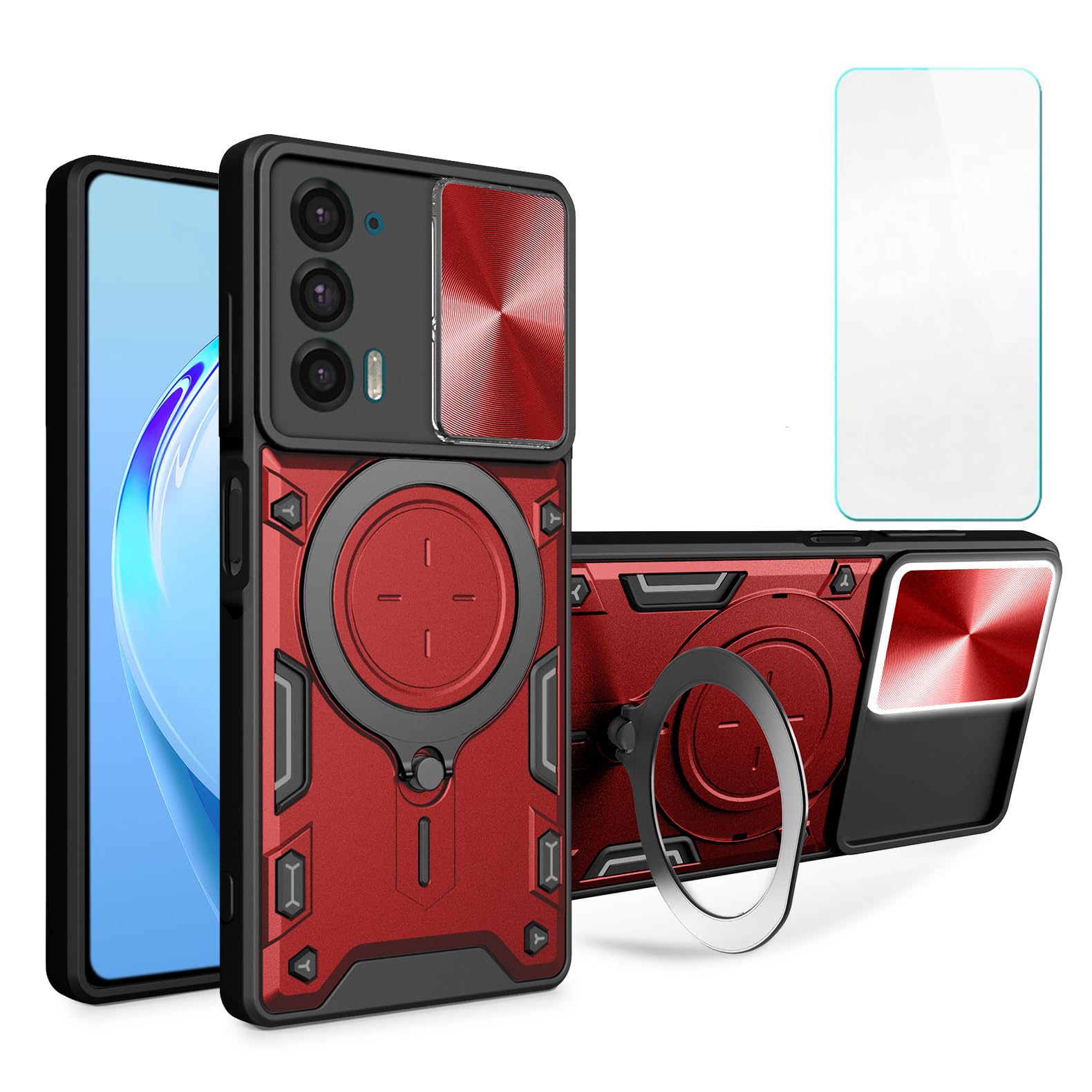 BORYA Funda Para OPPO Reno12 Pro 5G (Reno 12 Pro 5G), Antigolpes Premium Suave Silicona TPU