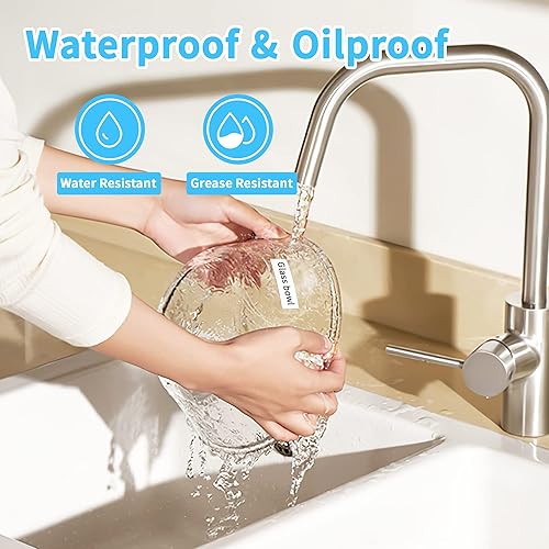 Miniatura 3 de 3 rollos 210 etiquetasrollo de cinta de repuesto para fabricante de etiquetas etiquetas JIOSE B1 etiquetas térmicas impermeables de 055 x 118