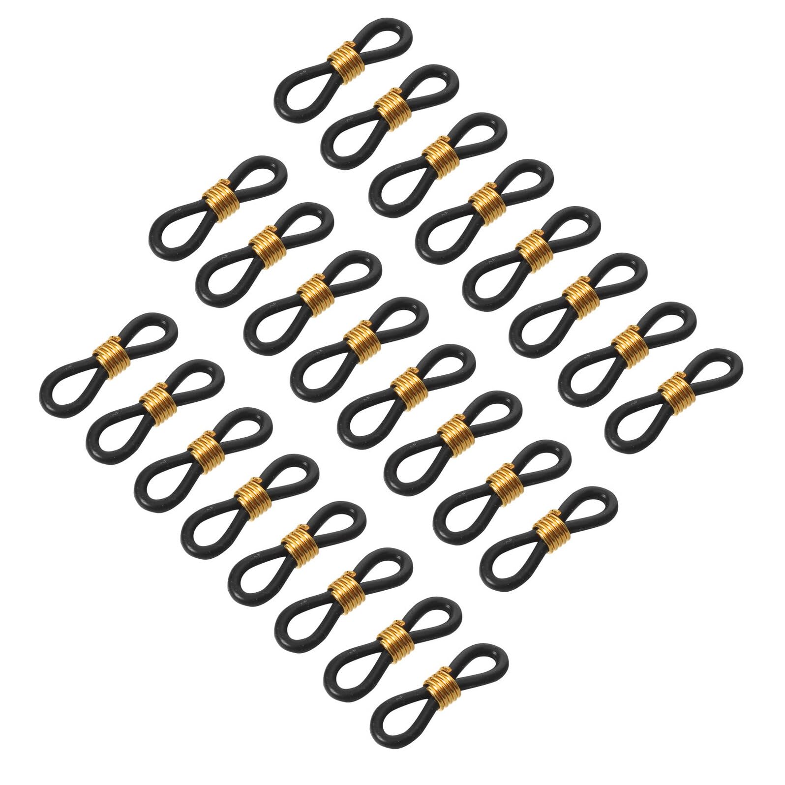 Angoily Correcteur D'alignement des Pattes D'oiseau en Caoutchouc Noir 300pcs pour Poulets et Cailles, Support de Jambe Écartée, pour Poulaillers Domestiques