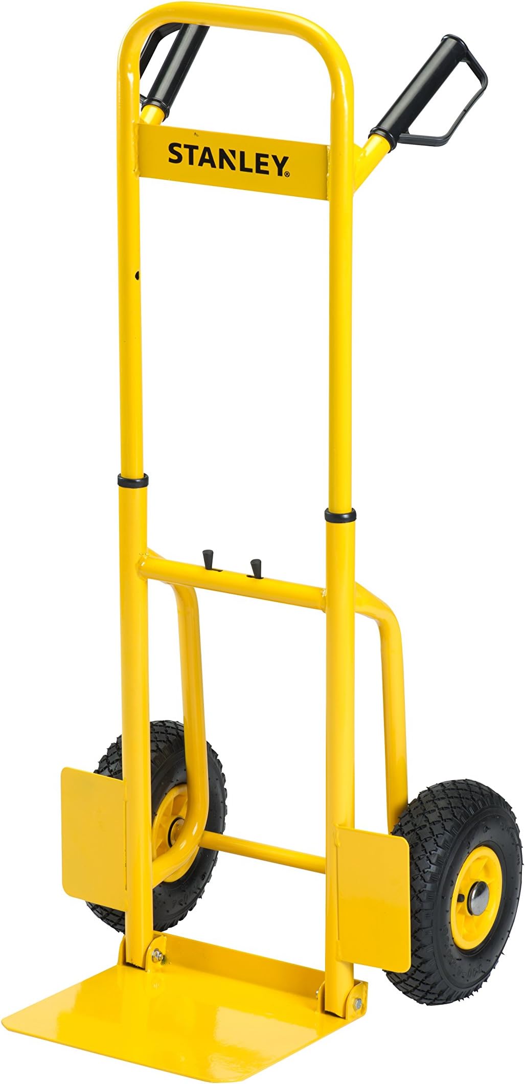 COSTWAY Folding Hand Truck with Height Adjustable, Heavy Duty Steel