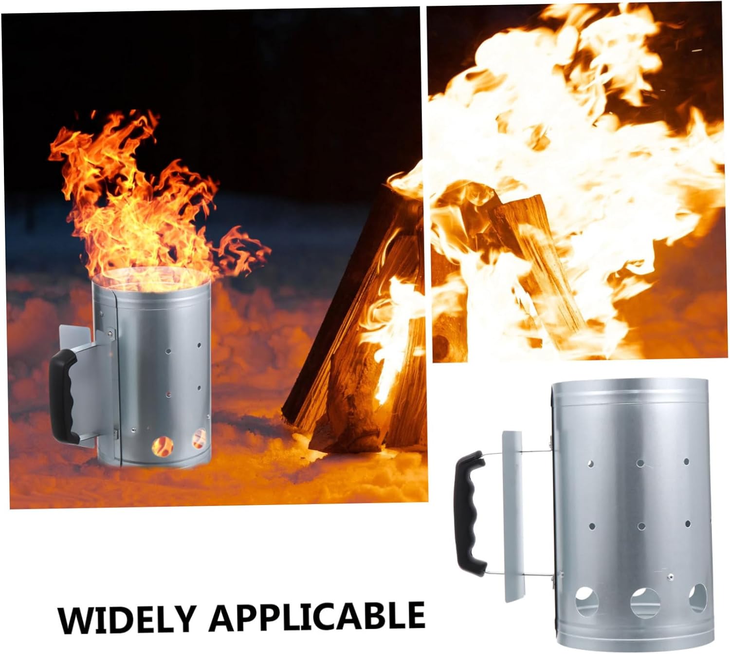 Chimney Starter Stove Barbecue Fire Starter Outdoor Cooking Chimney BBQ Tool