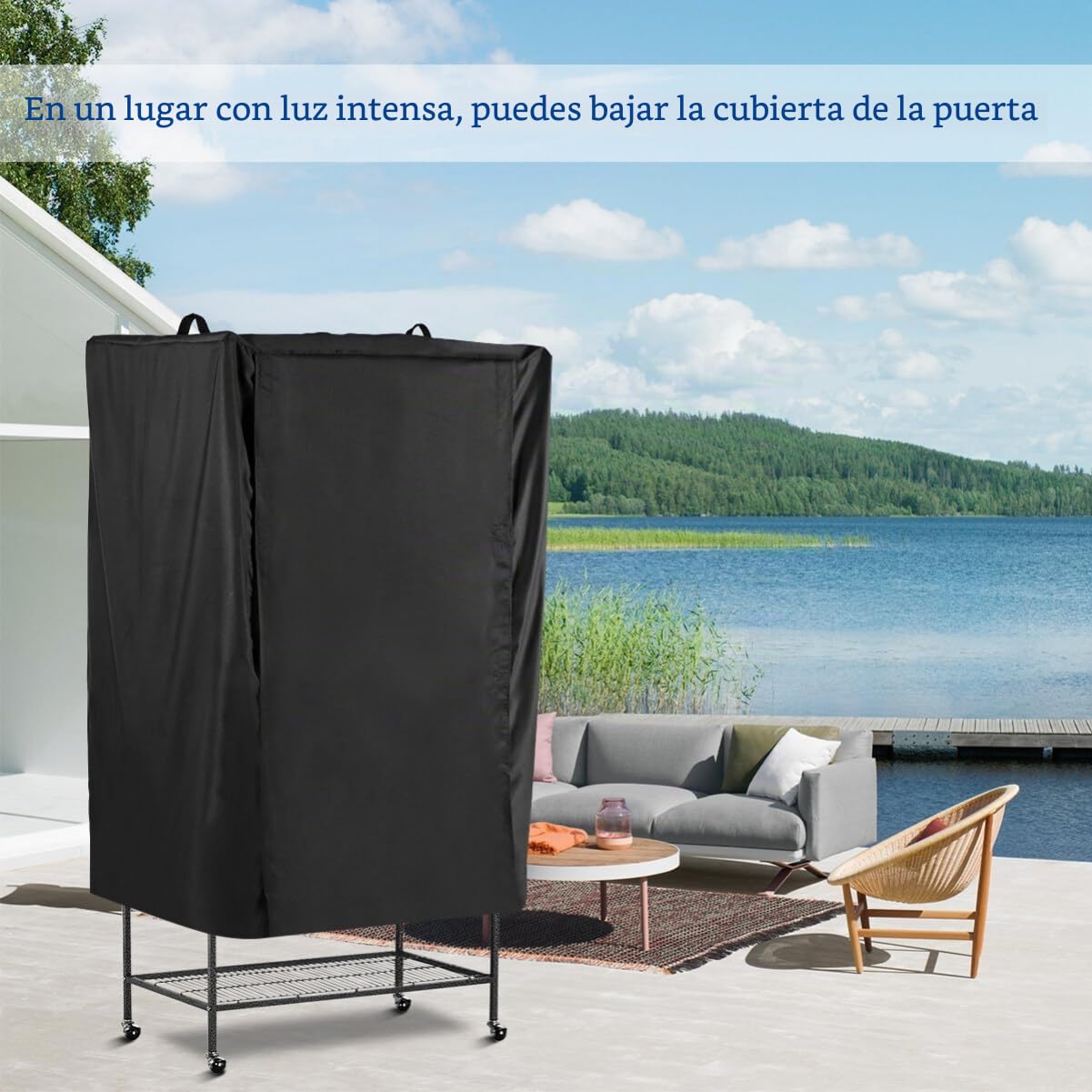 POPETPOP cobertores para jaulas de pájaros, Transpirable, a Prueba de Polvo, Accesorio de Sombra para Mascotas, pájaro ()
