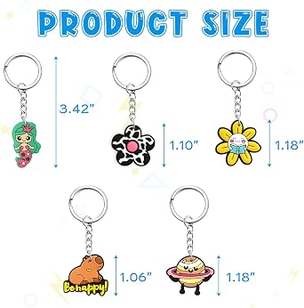 Cute Keychains Bulk,Random Key Chain Accessories for Keys Backpack Bag