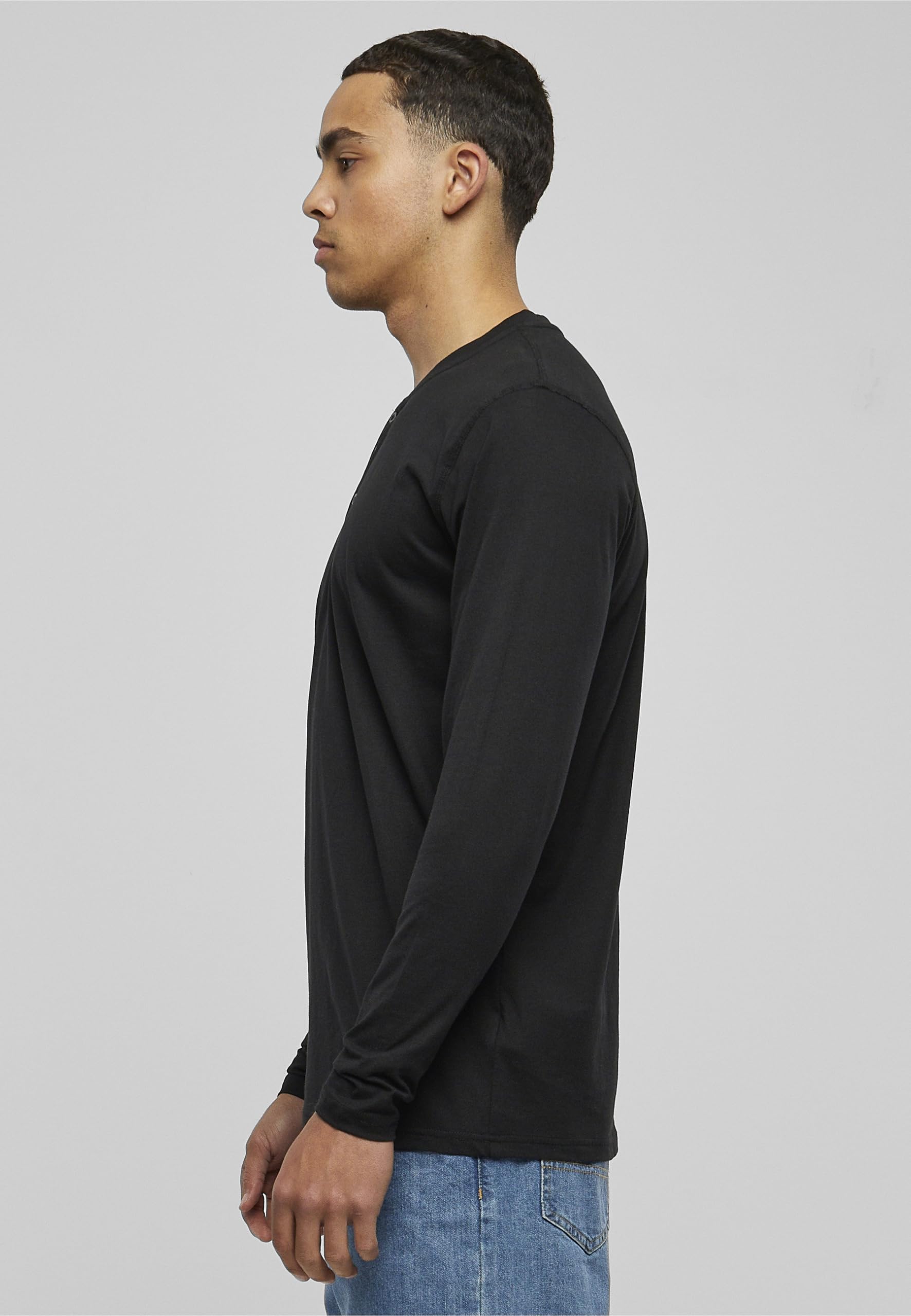 Urban Classics Bluza sportowa Mężczyźni Basic Henley L/S Tee (1 w zestawie)