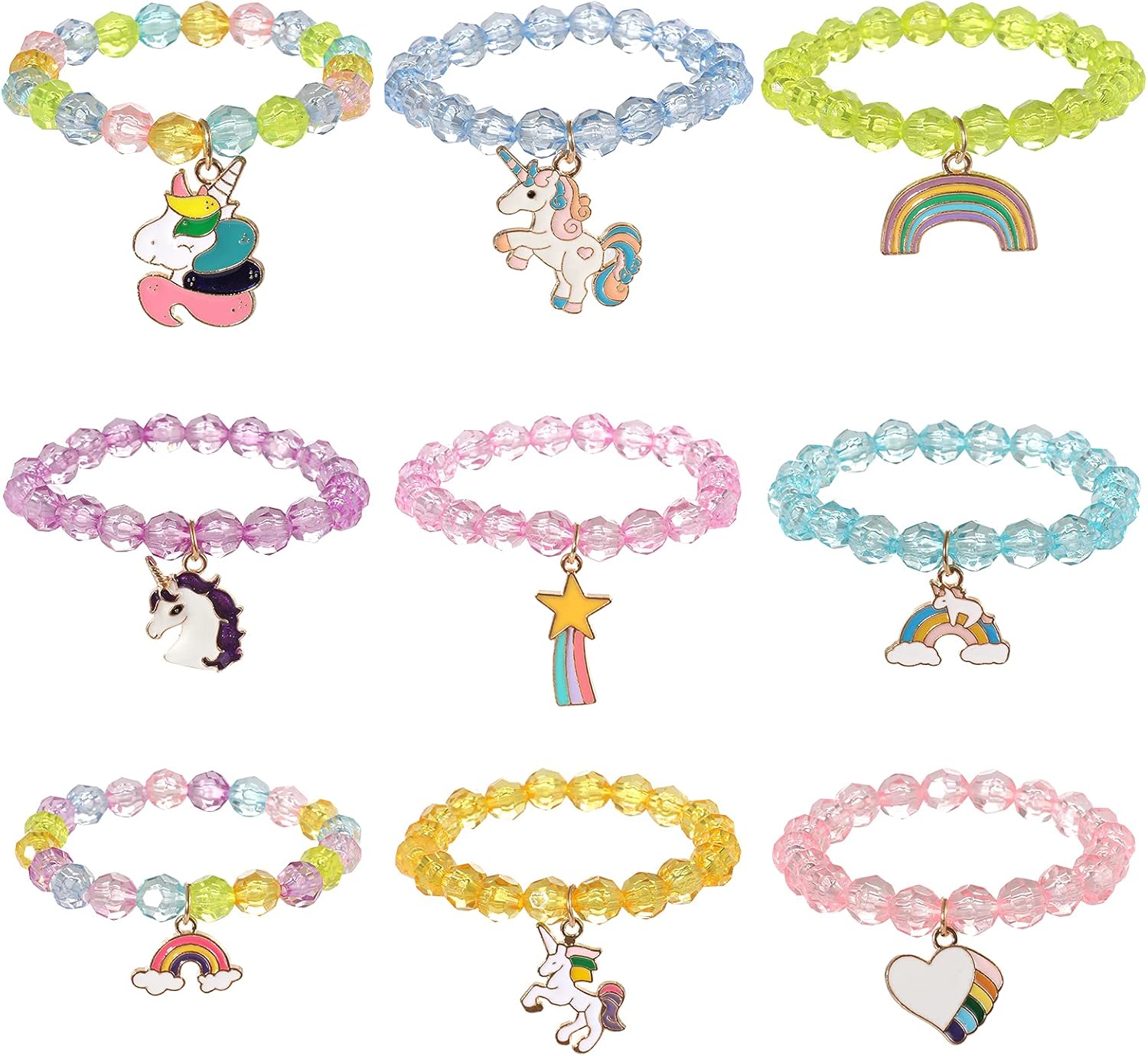 Girls Jewellery for 3-8 Year Old Girls, Kids Jewellery Unicorn Bracelet Bracelets for Girls Age 3-8 Gifts for 3-8 Year Old Girls Girls Bracelets for Kids: Clothing, Shoes & Jewelry