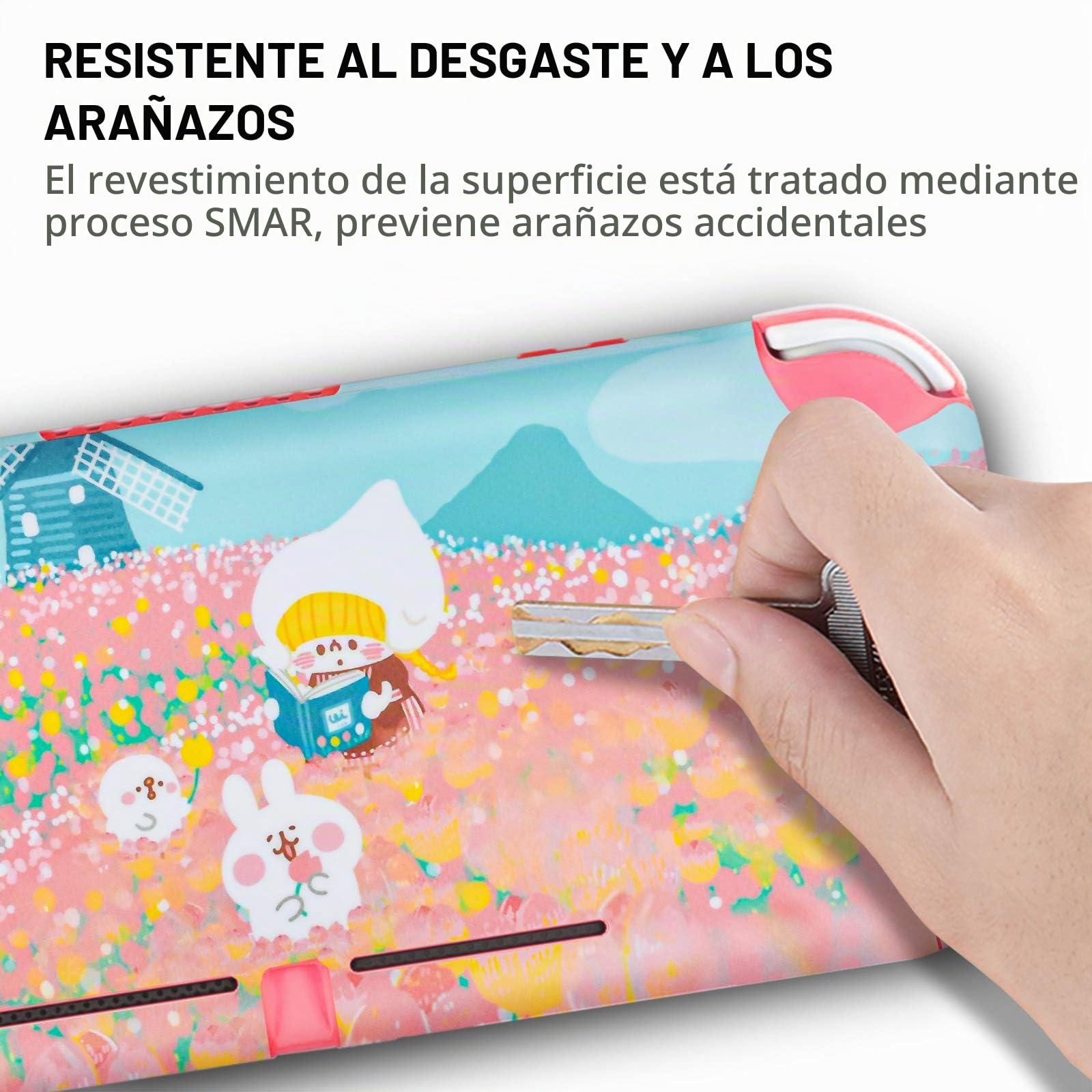 DLseego Switch Lite - Adhesivo de piel con bonito patrón de envoltura completa, compatible con Switch Lite, multicolor