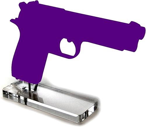 Miniatura 2 de Soporte de exhibición de acrílico transparente de la pistola de la sola pila estupenda de 38 y 29.5 ft m