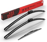 Vista 121 de BERG REGEN 22"+19" Limpiaparabrisas con juego de repuesto trasero de 10 pulgadas para Mazda CX-3 2016 2017 2018 2019 – Calidad genuina del OEM