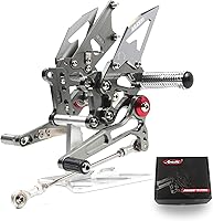 Vista 41 de Arashi (Versión 2.2) reposapiés ajustables para motocicleta KAWASAKI Ninja 300 EX300B ABS / EX300A/ EX300 ABS/ EX300A / SE 2013-2017 Accesorios