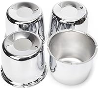 Vista 12 de 4 tapas centrales de rueda de remolque de 2.64 pulgadas para llantas de ruedas de 2.64 pulgadas con orificio central para camión, remolque, RV, SUV