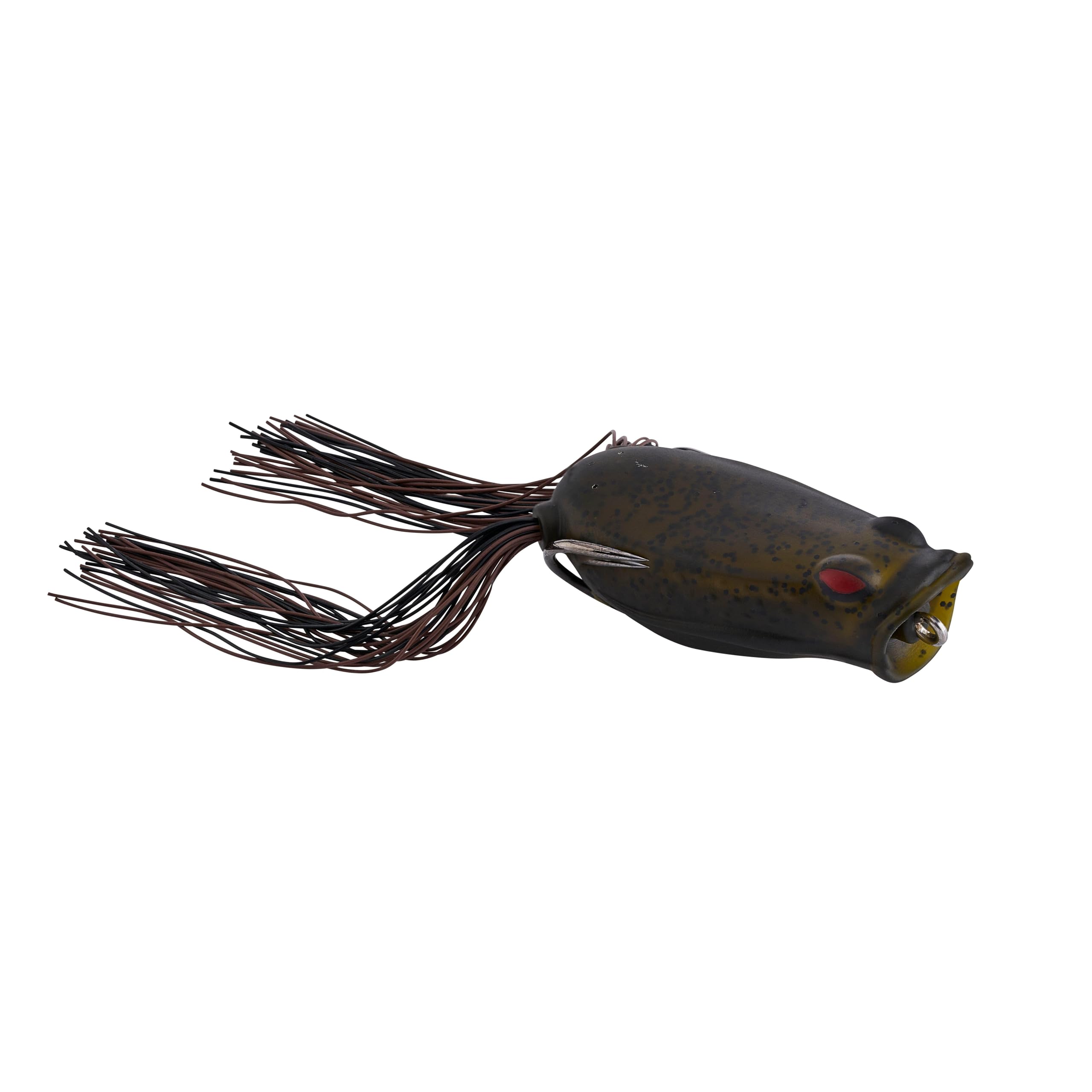 Berkley Swamp Lord Popping Hollow Body Frog Fishing Lure, Green Pumpkin, 2.4 in, Soft Body for Improved Hook-Up Ratio, Sealed to Prevent Water Intrusion, Equipped with Sharp Fusion19™ Hooks
