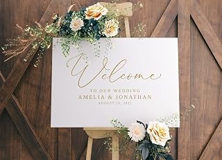Wedding Poster Sign Welcome, Welcome Sign For Wedding, Gold Wedding Welcome Sign Template, Elegant Wedding Welcome Sign, Calligraphy Welcome Sign, Printable Wedding Sign
