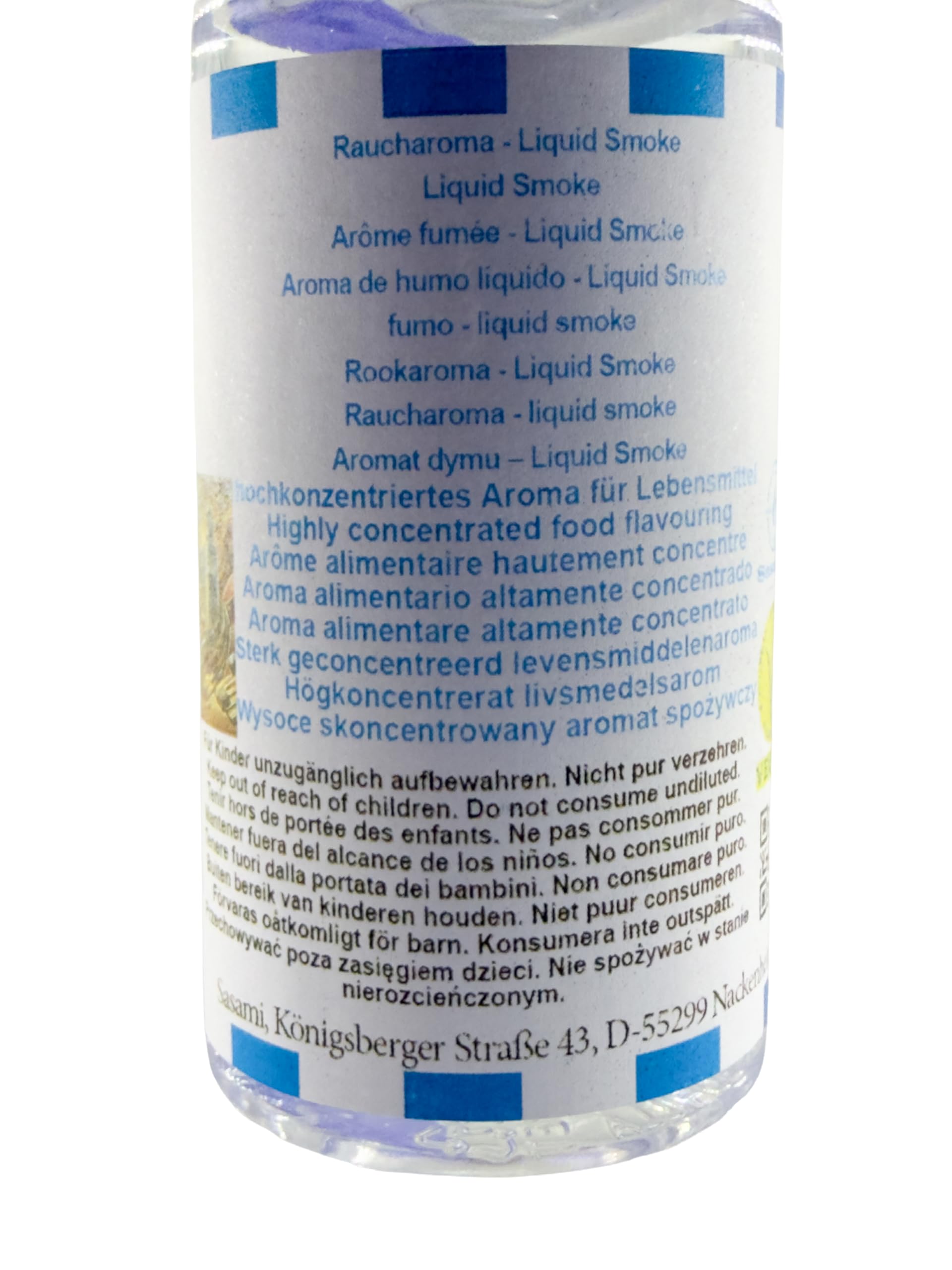 Aroma de humo líquido - Liquid Smoke aroma concentrado - Vegano - Sasami - 10ml
