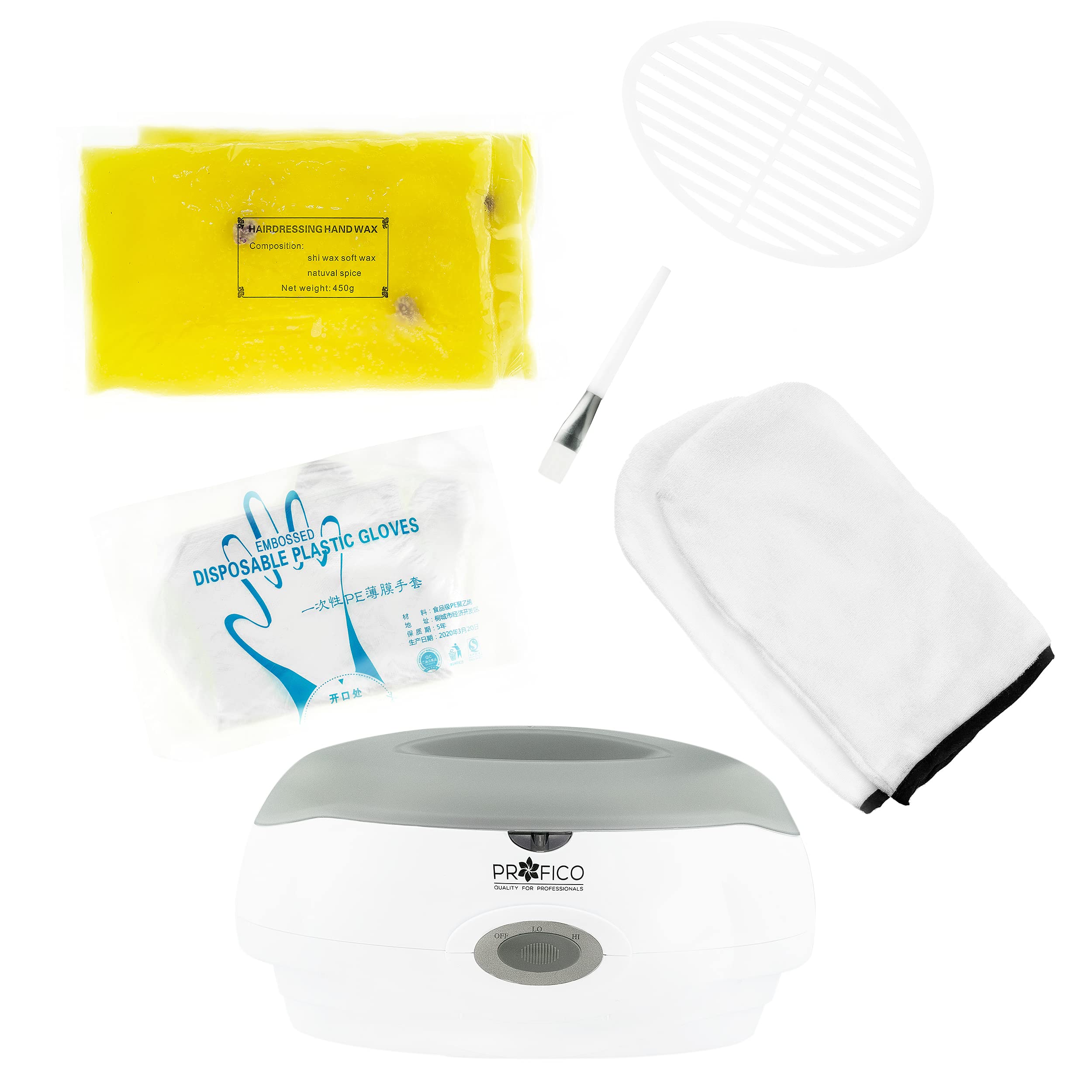 Parafiniarka 300W + zestaw akcesoriów do zabiegu parafinowego