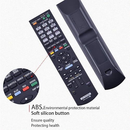 Miniatura 5 de RM-AAU072 RMAAU072 - Control remoto de repuesto compatible con receptor AV Sony Sistema de cine en casa RM-AAU071 HT-CT150 HT-CT150HP HT-SS370